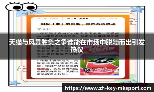 天猫与风暴胜负之争谁能在市场中脱颖而出引发热议